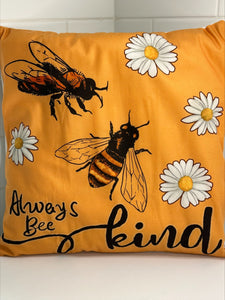 Bee Print Pillowcase